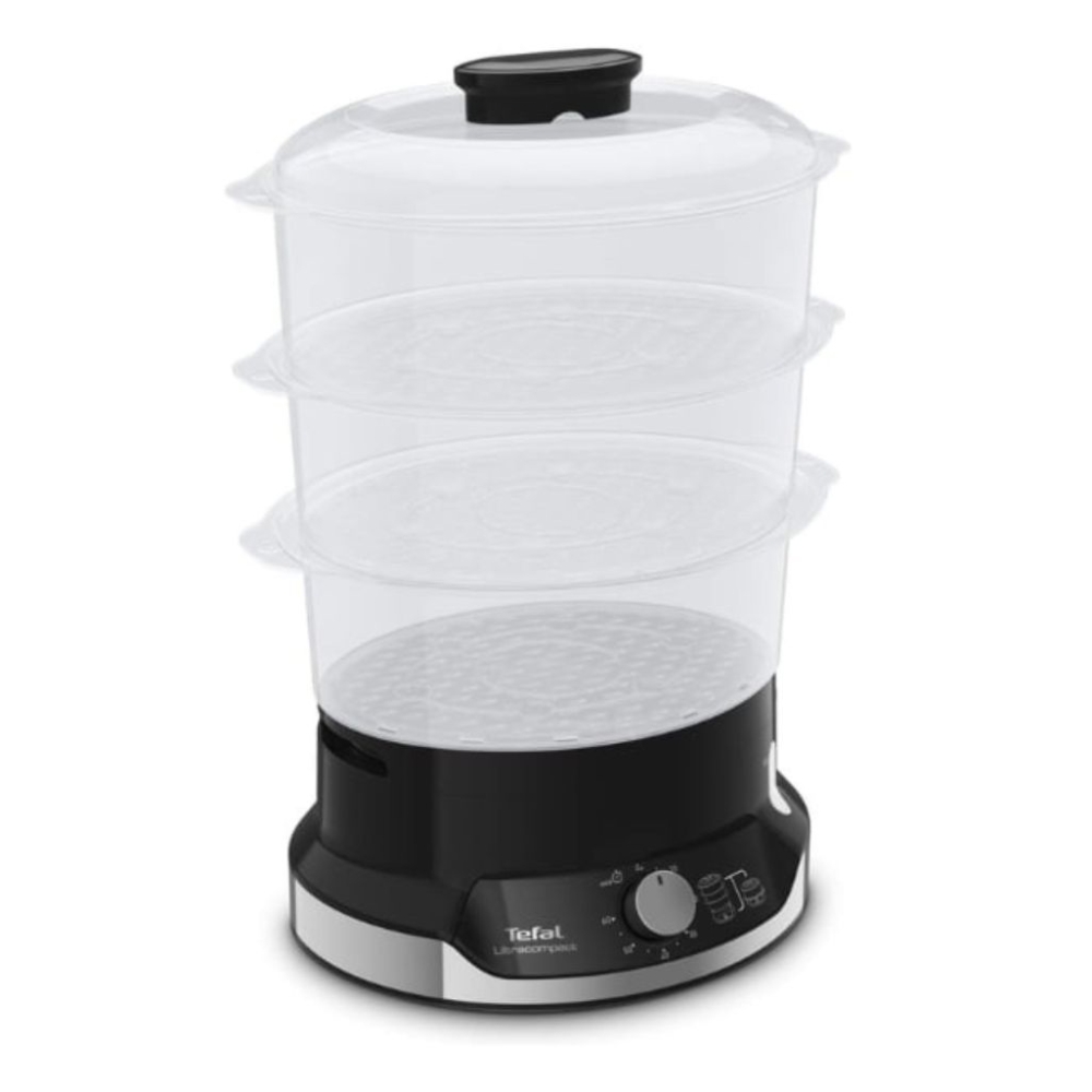 Nồi hấp điện 3 tầng Tefal Ultra Compact VC204810 - 9L - Hàng chính hãng