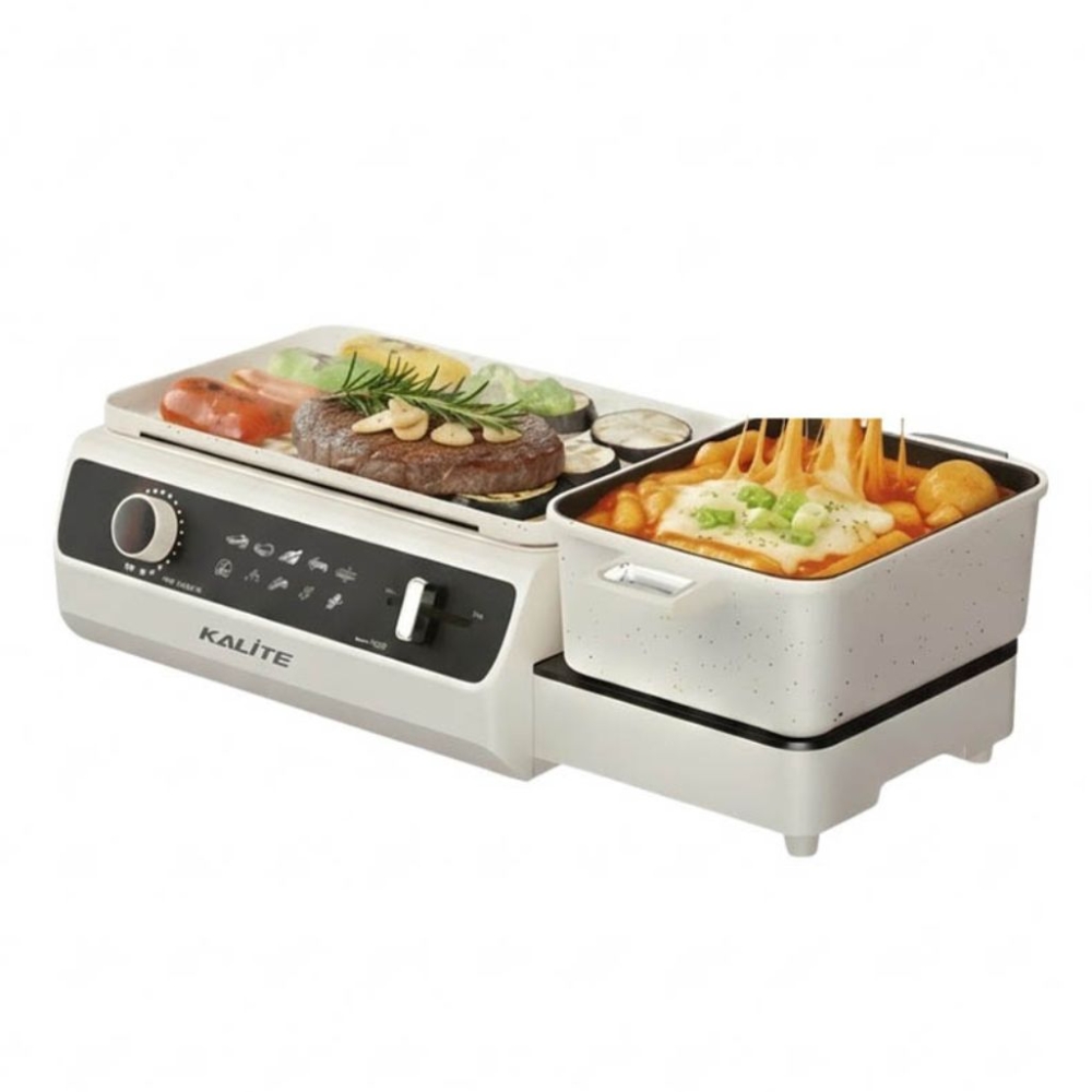 Nồi lẩu nướng 2in1 Kalite KLG555 - Hàng chính hãng