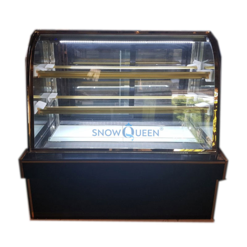 Tủ bánh kem 3 tầng kính cong 1,2m SnowQueen SNQ-YS12 - Hàng chính hãng