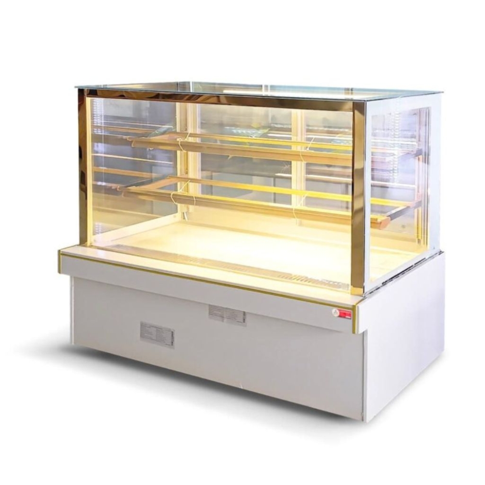 Tủ bánh kem kính vuông Oucboll YH-1800-3 - Hàng chính hãng