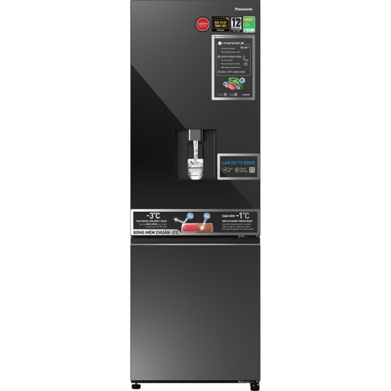 Tủ lạnh inverter Panasonic NR-BV361WGKV - Hàng chính hãng