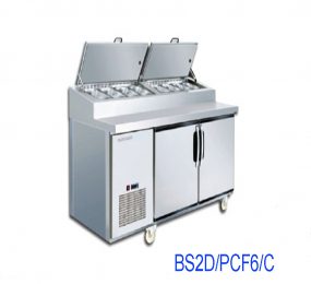 Bàn lạnh Pizza Berjaya BS2D/PCF6/C 1,8m - Hàng chính hãng