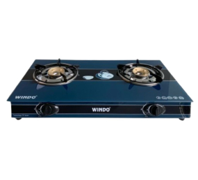 Bếp gas đôi để bàn mặt kính Windo 717ĐV - Hàng chính hãng