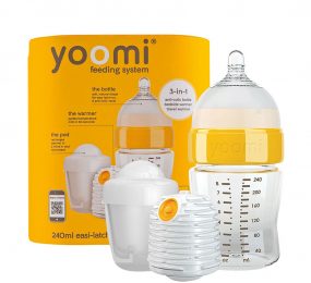 Bình sữa cao cấp PP 240ml có củ ủ ấm Yoomi Y18B1W1P.YCCO - Hàng chính hãng