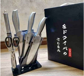 Bộ dao Nhật Bản 6 món ASAKH SK5  - Hàng chính hãng
