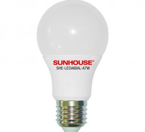 Bộ đèn led thân nhôm Sunhouse SHE-LEDA60AL-A7W - Hàng chính hãng