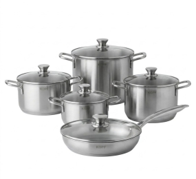 Bộ nồi inox 5 món Kaff KF-ST005FR - Hàng chính hãng