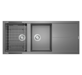 Chậu rửa bát đá Konox Granite Sink Livello Smart 1160 Grey