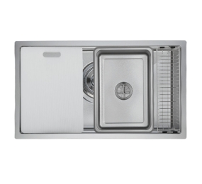 Chậu rửa bát Inox GrandX GX6845V - Hàng chính hãng