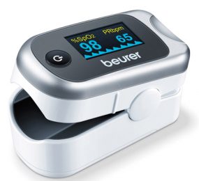 Máy đo nồng độ oxy trong máu và nhịp tim Beurer PO40 - Hàng chính hãng