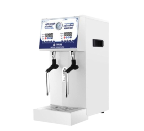 Máy sục trà sữa áp suất cao 2 vòi điện tử Yubann YB-400 - Hàng chính hãng