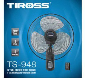Quạt treo tường 16'' có điều khiển Tiross TS948 - Công... - Hàng chính hãng