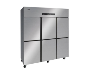 Tủ đông 6 cánh inox Oucboll BCD-1800F - Hàng chính hãng