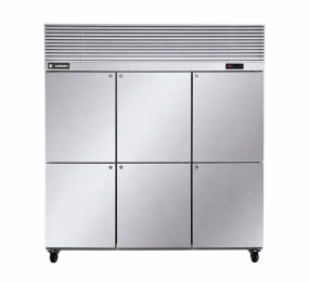 Tủ đông 6 cánh inox Sanden SRF-1853 - Hàng chính hãng