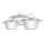 Bộ nồi inox 3 món Kalpen Lermat L1Pro - Hàng chính hãng
