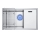 Chậu rửa bát Inox GrandX GX7846S - Hàng chính hãng