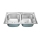 Chậu rửa inox đôi Rossi Elegant RE-320 - Hàng chính hãng