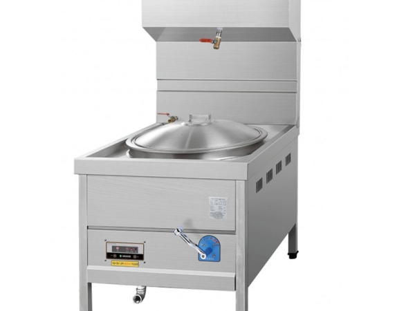 Bếp âu 1 họng dùng gas kèm nồi Grand Woosung GWS-N800P - Hàng chính hãng