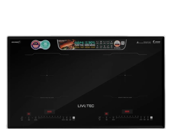 Bếp điện từ đôi Livotec LID-990M - Hàng chính hãng