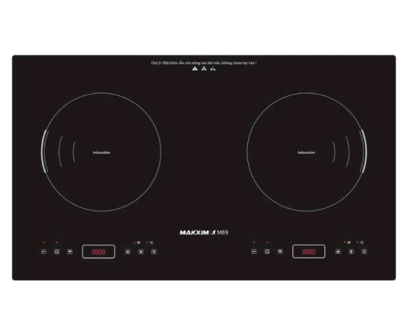 Bếp điện từ đôi Makxim XSMART-M69 - Hàng chính hãng