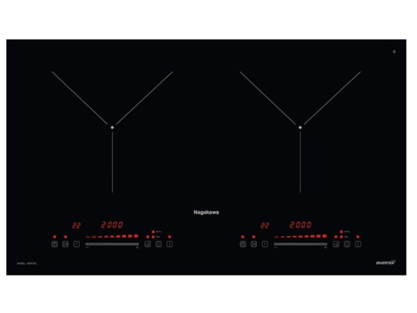 Bếp điện từ đôi Nagakawa NDI9192 - Hàng chính hãng