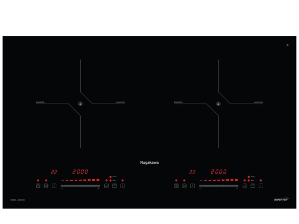Bếp điện từ đôi Nagakawa NDI9195 - Hàng chính hãng
