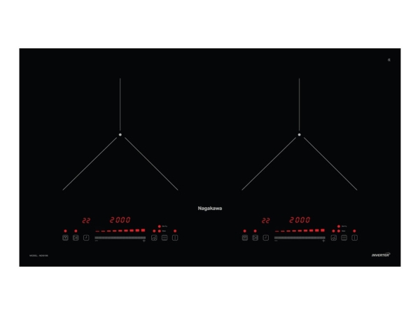 Bếp điện từ đôi Nagakawa NDI9196 - Hàng chính hãng