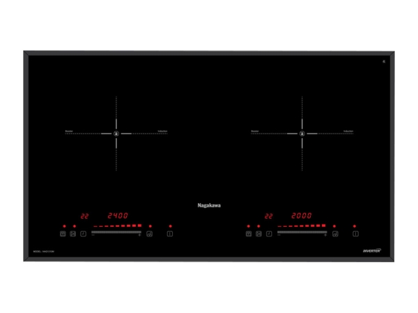 Bếp đôi điện từ Inverter Nagakawa NAG1213M - Hàng chính hãng