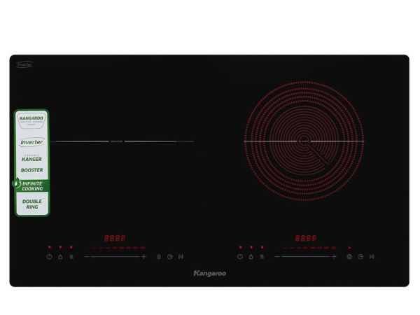 Bếp đôi hồng ngoại điện từ Kangaroo KGIF44D1C - Hàng chính hãng