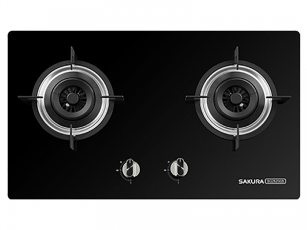 Bếp gas đôi âm kính Sakura SG-2525GB - Hàng chính hãng