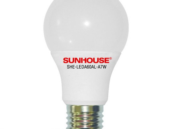 Bộ đèn led thân nhôm Sunhouse SHE-LEDA60AL-A7W - Hàng chính hãng