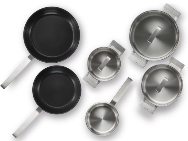 Bộ xong nồi inox 6 món Bosch HEZ9SE060 - Hàng chính hãng