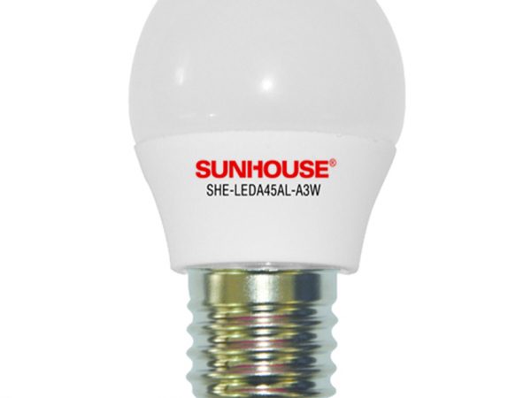 Bóng đèn LED thân nhôm Sunhouse SHE-LEDA45AL-A3W - Hàng chính hãng
