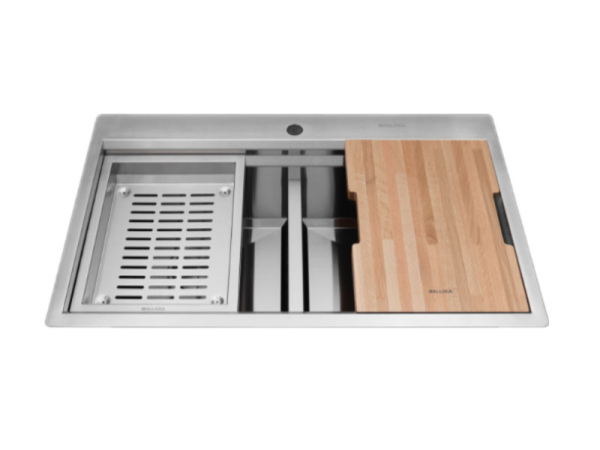 Chậu rửa chén inox Slide Malloca MS-862 - Hàng chính hãng
