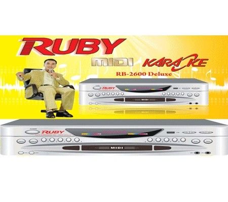 Đầu Karaoke 5 số cao cấp Ruby MD 2600 Deluxe - Hàng chính hãng