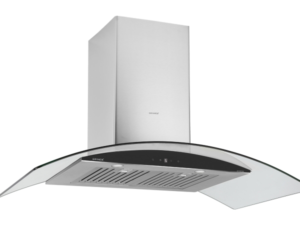 Hút mùi kính cong áp tường ( AC) Grandx GX H90C55 - Hàng chính hãng