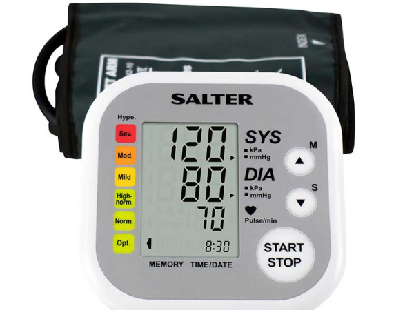 Máy đo huyết áp bắp tay điện tử Salter GB-BPA9201EU - Hàng chính hãng