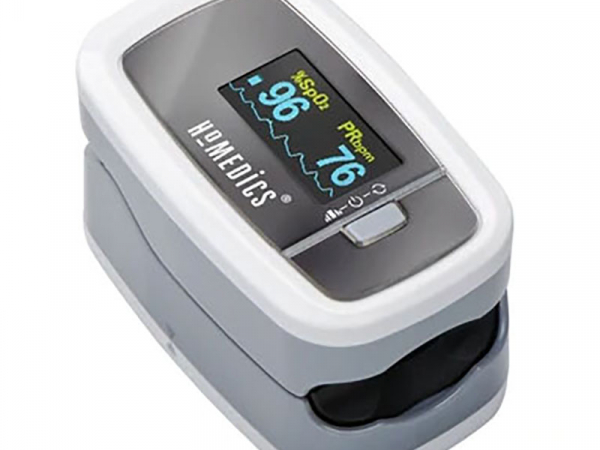 Máy đo nồng độ oxy máu SPO2 và nhịp tim HoMedics PX-131CO - Hàng chính hãng