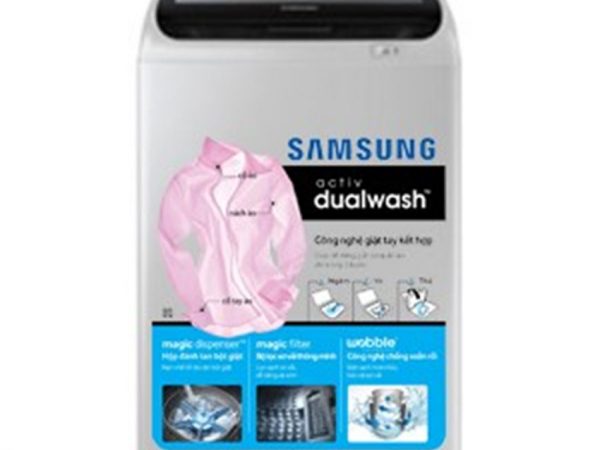 Máy giặt cửa trên Samsung WA90J5710SG/SV - Hàng chính hãng