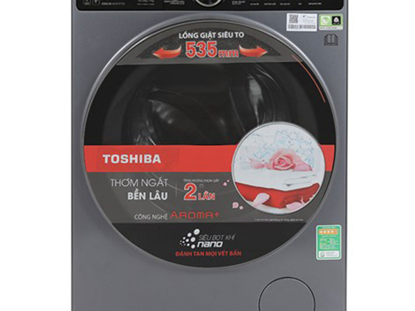 Máy giặt sấy Toshiba Inverter giặt 10.5 kg - sấy 7 kg TWD-T25BZU115MWV(MG) - Hàng chính hãng