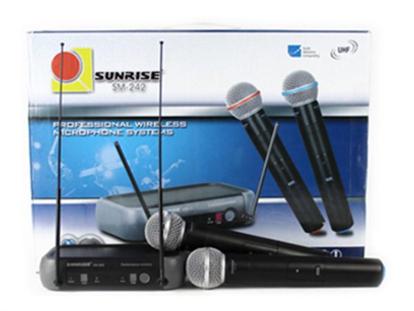 Micro không dây Sunrise SM-242 - Hàng chính hãng