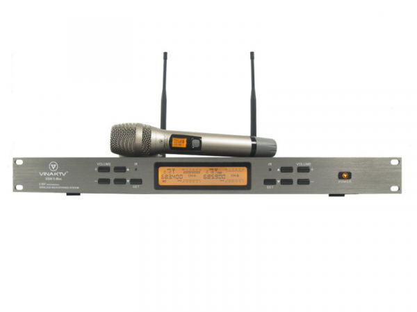 Micro không dây VinaKTV S-500XMAX - Hàng chính hãng