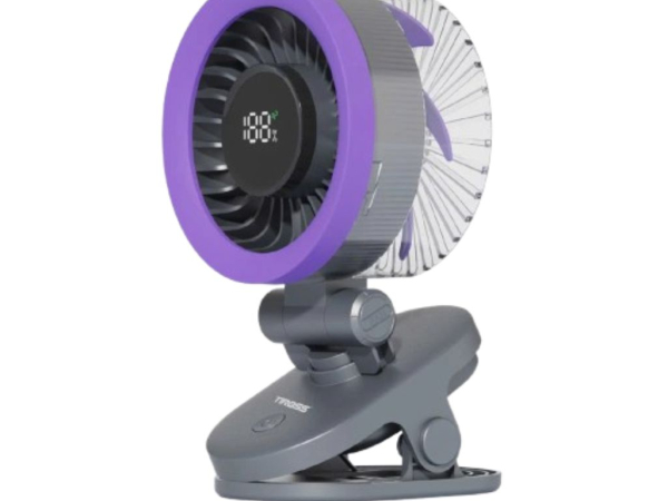 Quạt kẹp sạc điện USB Tiross TS3423 - Hàng chính hãng