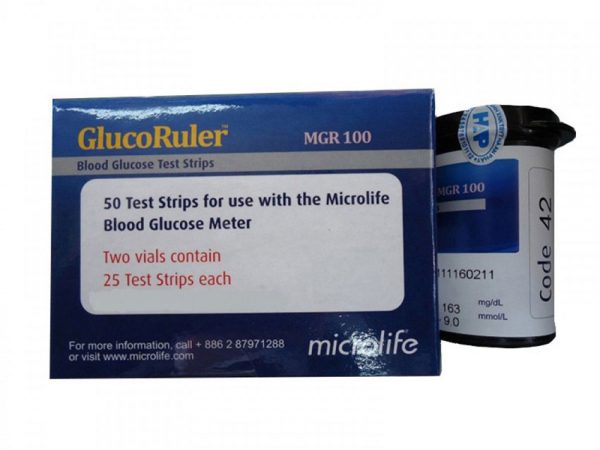 Que đo đường huyết Microlife MGR-100 (25 Que/Lọ) - Hàng chính hãng