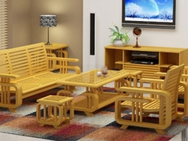 Sofa gỗ sồi Mỹ - Hàng chính hãng