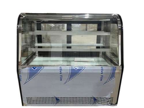 Tủ bánh kem mini để bàn kính cong SnowQueen SMT-58 - Hàng chính hãng