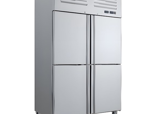 Tủ đông mát 4 cánh inox H&C CDB1.0L4ARF - Hàng chính hãng